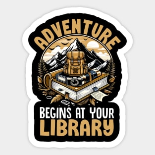 Summer Reading Program 2024 Adventure Begins At Your Library Sticker